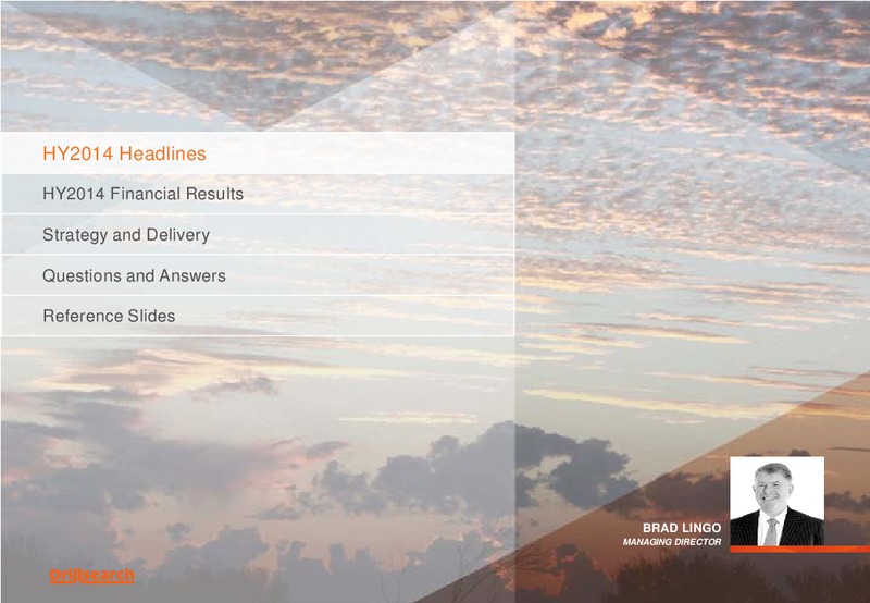 Half Year 2014 Results Briefing – Drillsearch Energy, Ltd. – slide 2