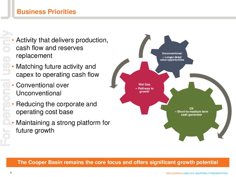 Q4 2015 EARNINGS CALL – Drillsearch Energy, Ltd. – slide 4