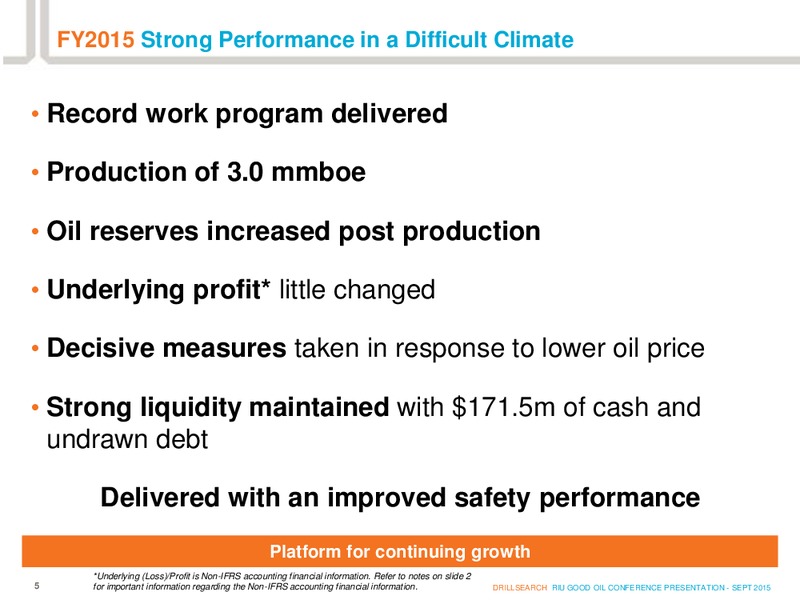 Good Oil Conference – Drillsearch Energy, Ltd. – slide 4