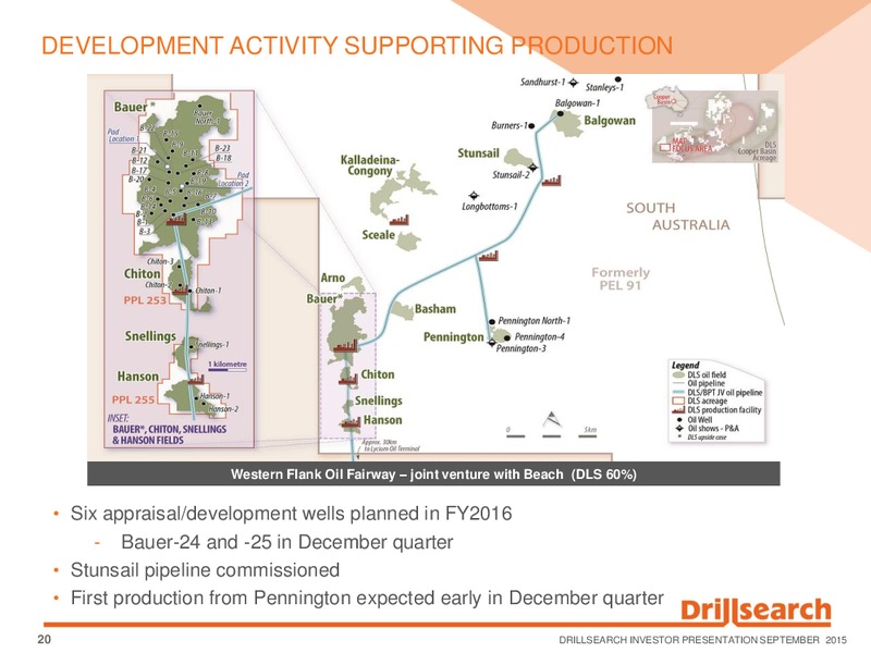 September 2015 Investor Presentation – Drillsearch Energy, Ltd. – slide 18
