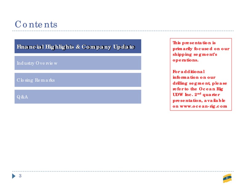 Q2 2015 Earnings Call – Dryships – slide 2