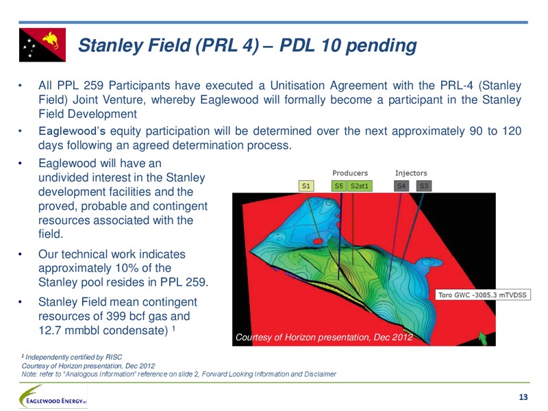 2013 PNG Oil and Gas Conference – Eaglewood Energy, Inc. – slide 11