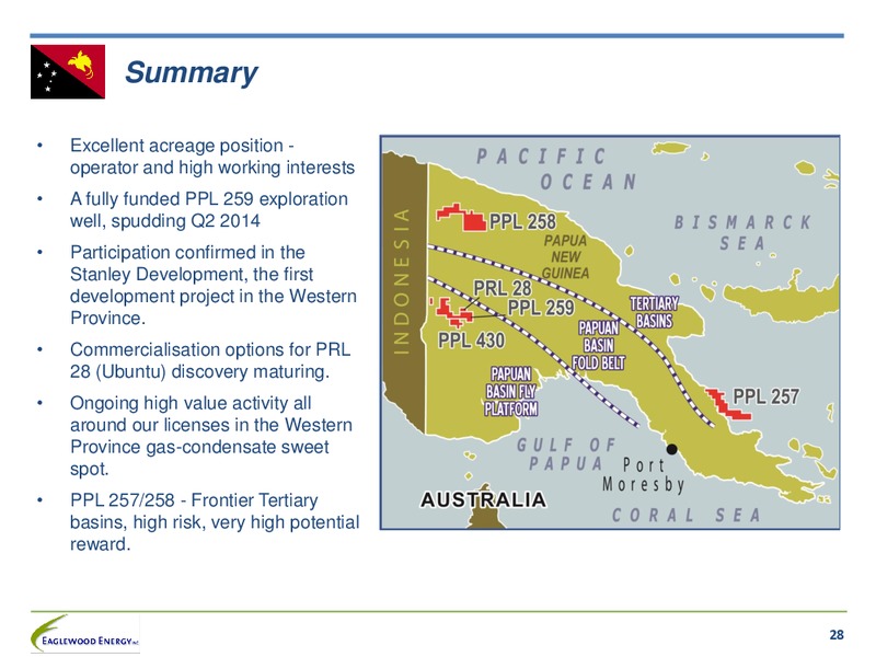 December 2013 Corporate Presentation – Eaglewood Energy, Inc. – slide 26