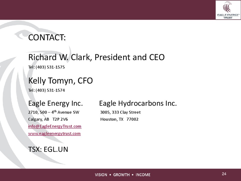 INVESTOR PRESENTATION – Eagle Energy Trust – slide 23