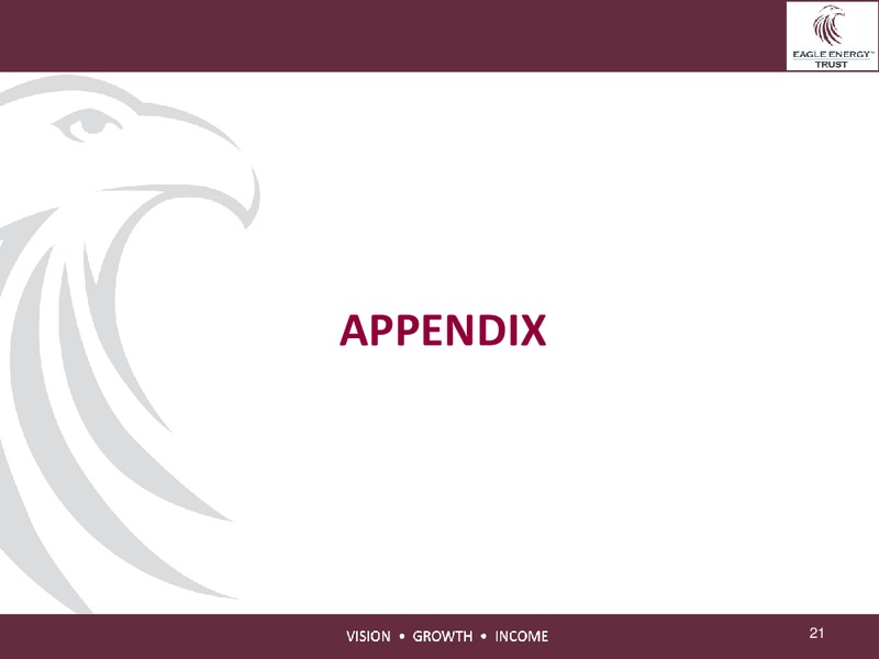 INVESTOR PRESENTATION – Eagle Energy Trust – slide 20