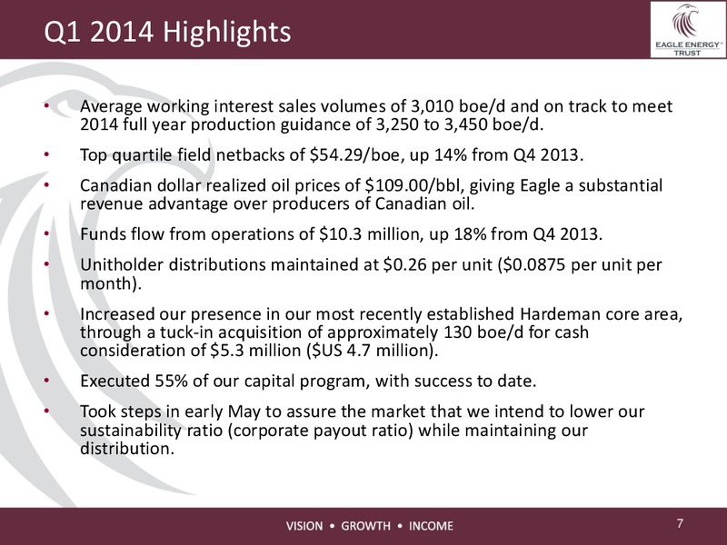 INVESTOR PRESENTATION – Eagle Energy Trust – slide 6