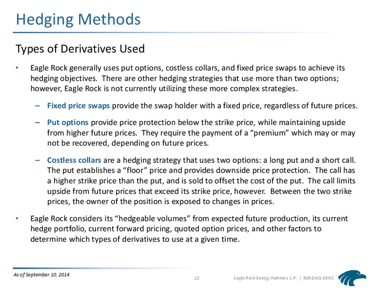Commodity Hedging Overview – Eagle Rock Energy Partners Lp – slide 11
