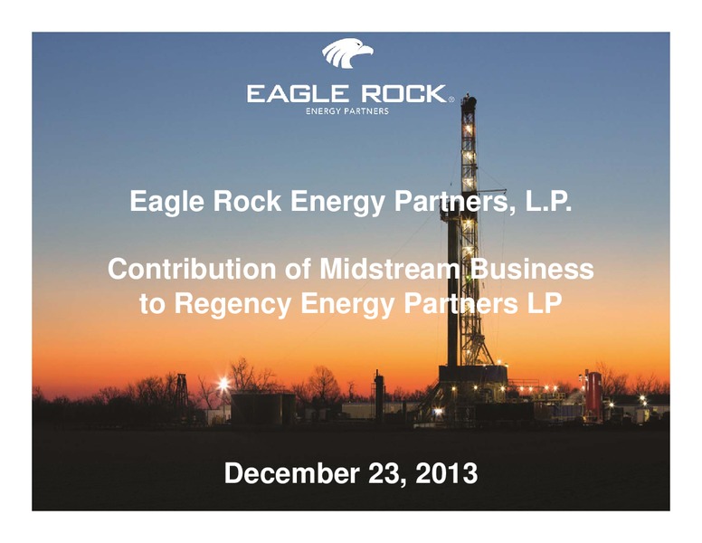 Investor Presentation – Eagle Rock Energy Partners Lp – slide 1