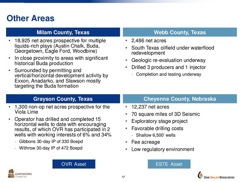 Strategic Combination – Earthstone Energy Inc. – slide 16