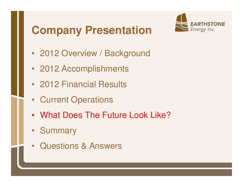INVESTOR PRESENTATION – Earthstone Energy Inc. – slide 26