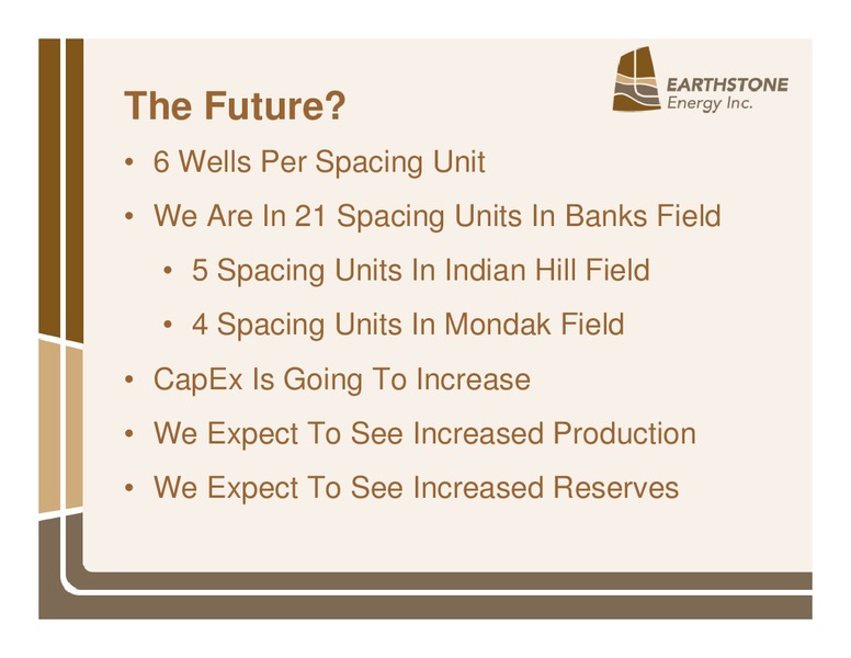 INVESTOR PRESENTATION – Earthstone Energy Inc. – slide 27