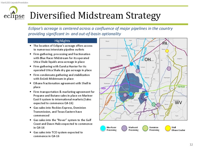INVESTOR PRSENTATION – Eclipse Resources Corp. – slide 11