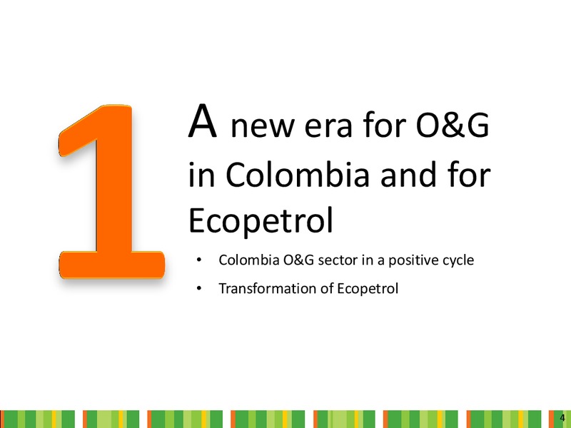 INVESTOR DAY – Ecopetrol S.A. – slide 4