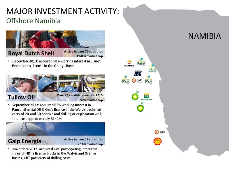 CANADA SOUTHERN AFRICA CHAMBER OF BUSINESS 15TH ANNUAL MINING BREAKFAST – Eco Atlantic Oil & Gas Ltd. – slide 4