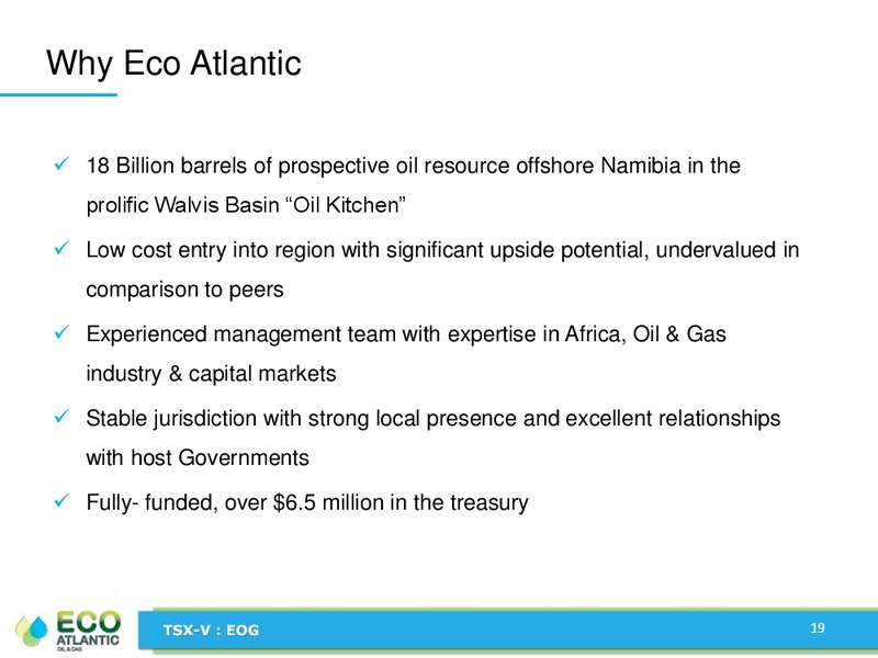 APRIL 2013 CORPORATE PRESENTATION – Eco Atlantic Oil & Gas Ltd. – slide 18