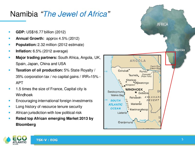 SEPTEMBER 2013 CORPORATE PRESENTATION – Eco Atlantic Oil & Gas Ltd. – slide 4
