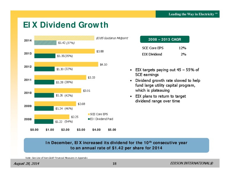 BUSINESS UPDATE – Edison International – slide 17