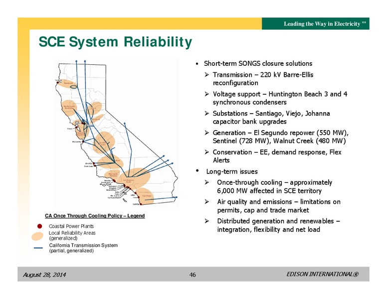 BUSINESS UPDATE – Edison International – slide 45