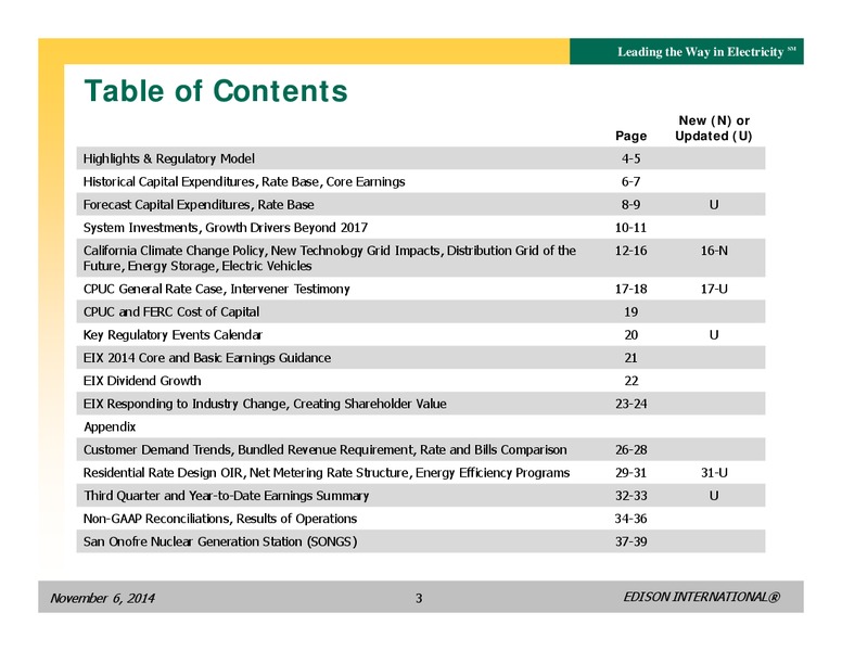 BUSINESS UPDATE – Edison International – slide 2
