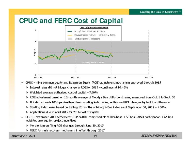 BUSINESS UPDATE – Edison International – slide 18
