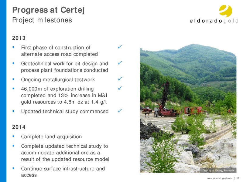 Investor Presentation – Eldorado Gold Corp. – slide 15