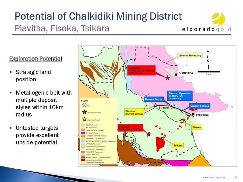 INVESTOR PRESENTATION – Eldorado Gold Corp. – slide 25