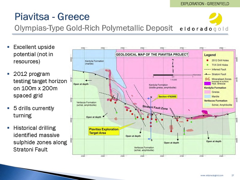 INVESTOR PRESENTATION – Eldorado Gold Corp. – slide 26