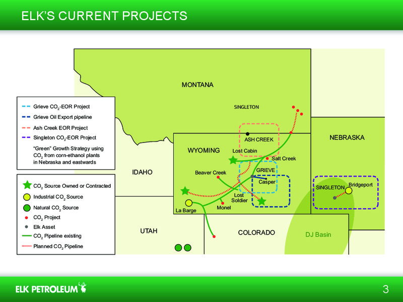 INVESTOR PRESENTATION – Elk Petroleum Limited – slide 2