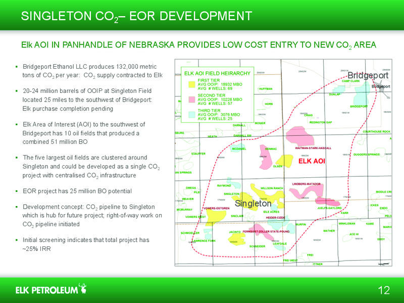 INVESTOR PRESENTATION – Elk Petroleum Limited – slide 11