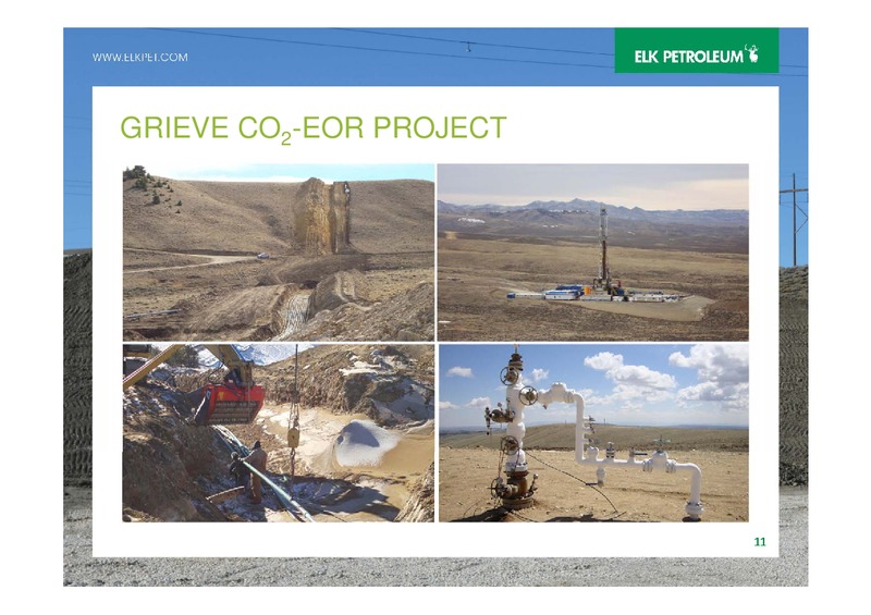 AGM – Elk Petroleum Limited – slide 11
