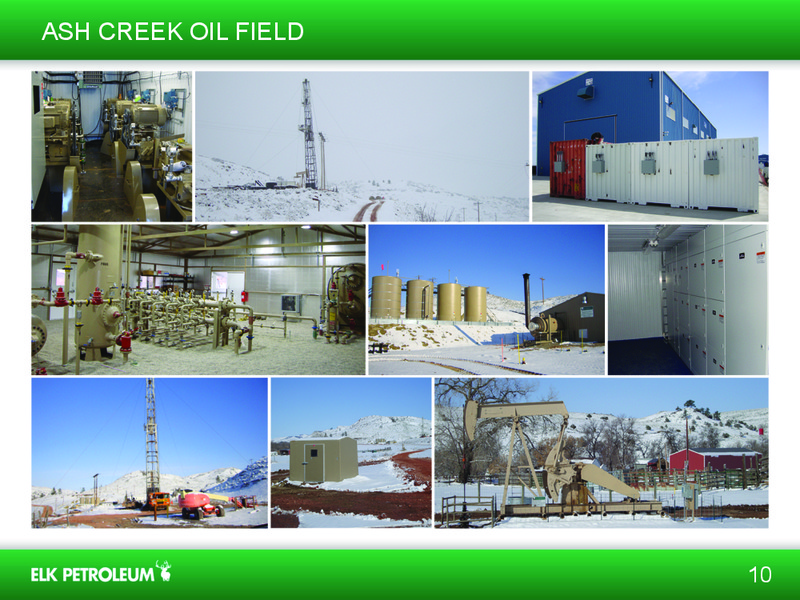 Investor Presentation – Elk Petroleum Limited – slide 9