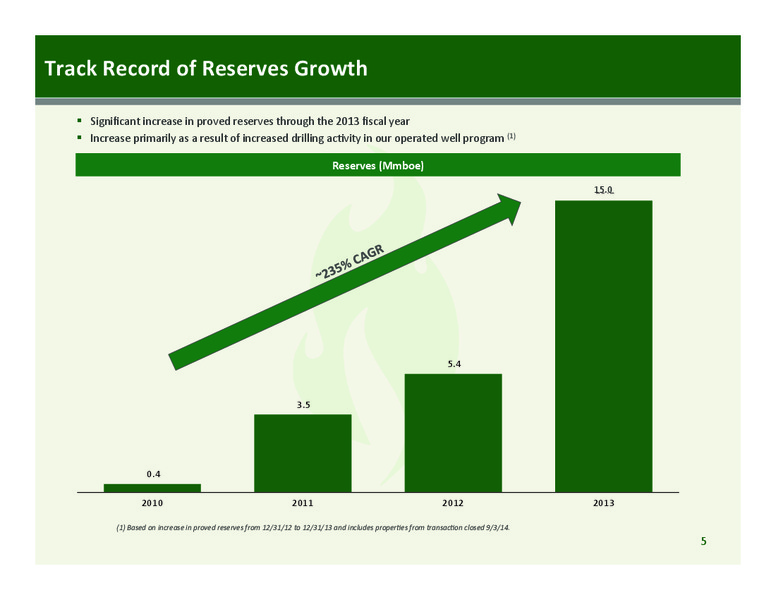 CORPORATE PRESENTATION – Emerald Oil Inc – slide 5
