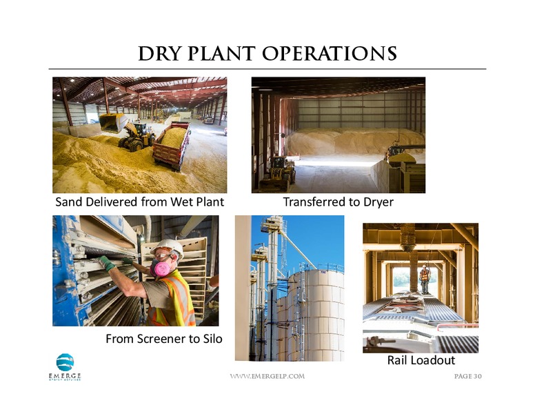 INVESTOR PRESENTATION – Emerge Energy Services Lp – slide 29