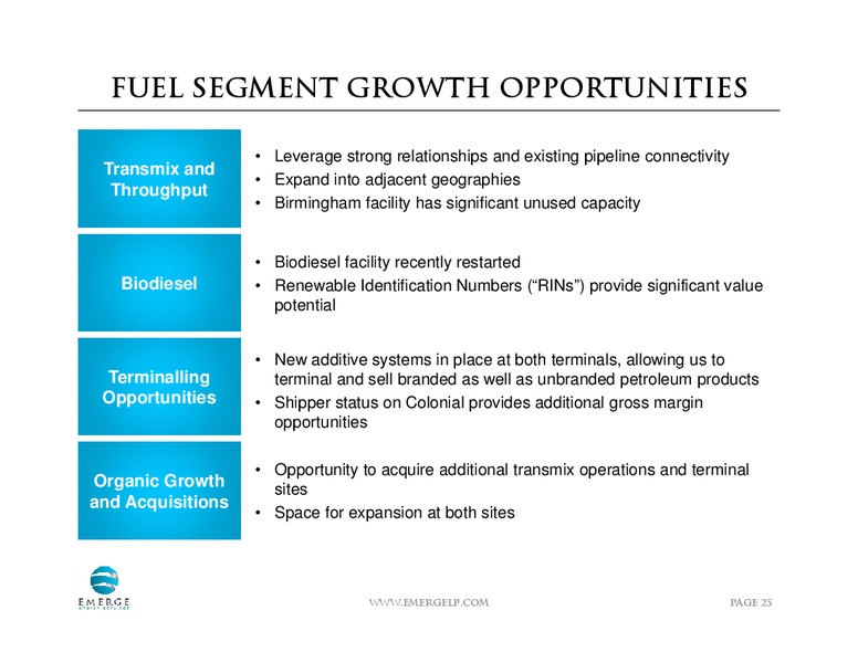 NAPTP INVESTOR CONFERENCE – Emerge Energy Services Lp – slide 24