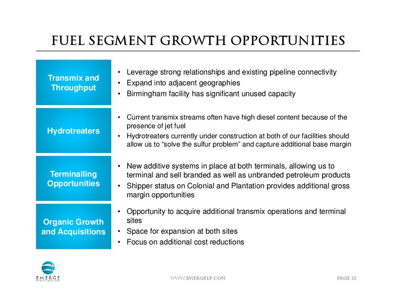 Investor Presentation March 2015 – Emerge Energy Services Lp – slide 24