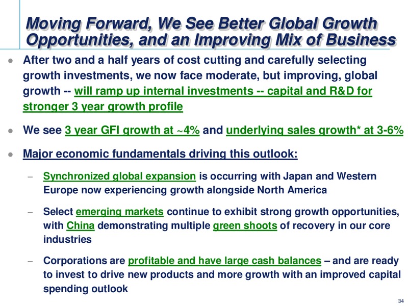 2014 INVESTOR CONFERENCE – Emerson Electric Co. – slide 34