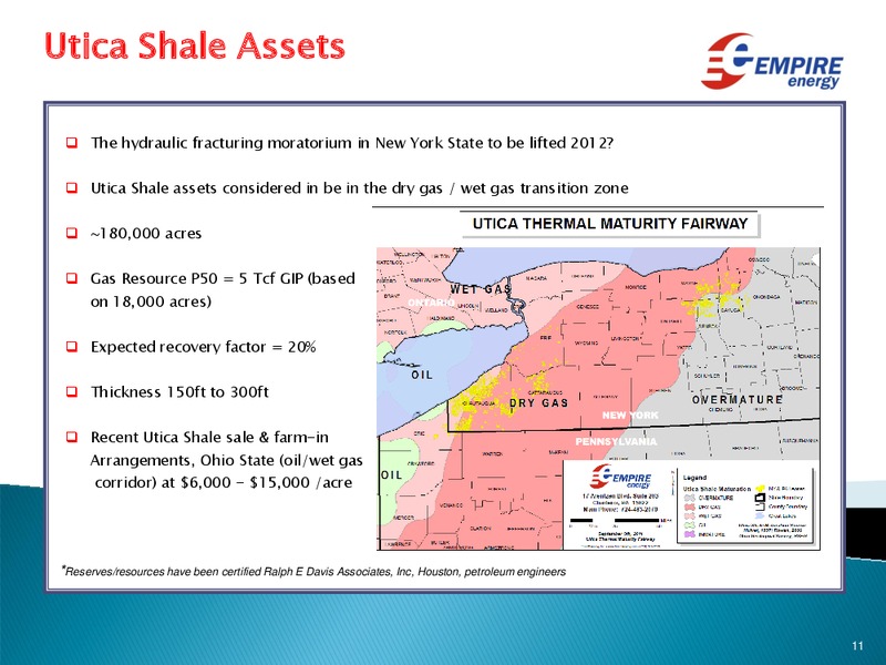 Investor Update – Empire Energy Ep – slide 10