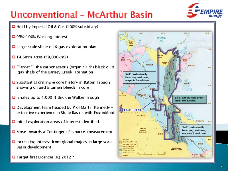 ANNUAL GENERAL MEETING – Empire Energy Ep – slide 7