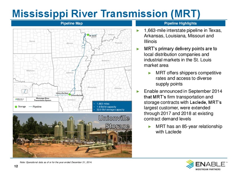Barclays Investment Grade Energy and Pipeline Conference – Enable Midstream Partners Lp – slide 10