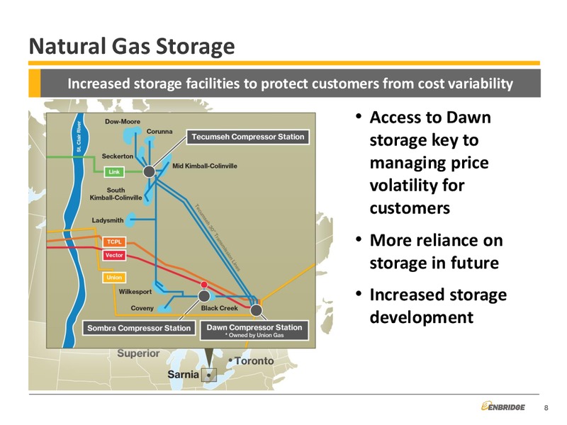 Gas Distribution – Enbridge Energy Management Llc – slide 8