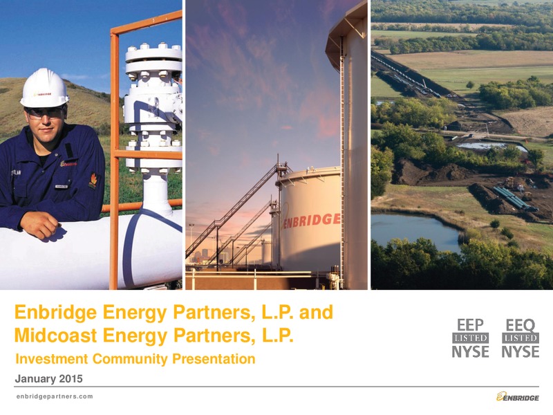 Investment Community Presentation – Enbridge Energy Partners Lp – slide 1