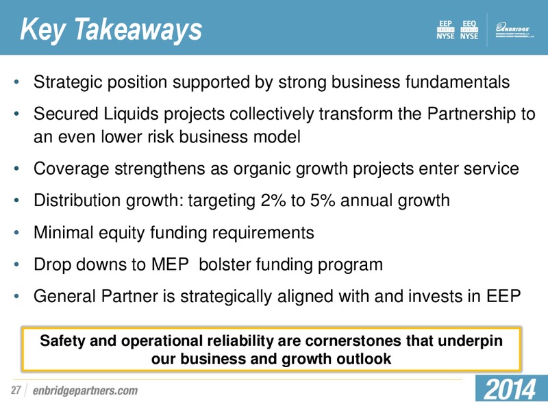 Citi MLP Midstream Infrastructure Conference – Enbridge Energy Partners Lp – slide 26