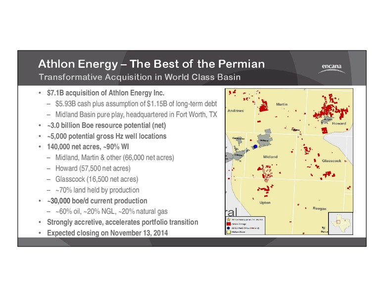 BAML 2014 GLOBAL ENERGY CONFERENCE – Encana Corp – slide 6