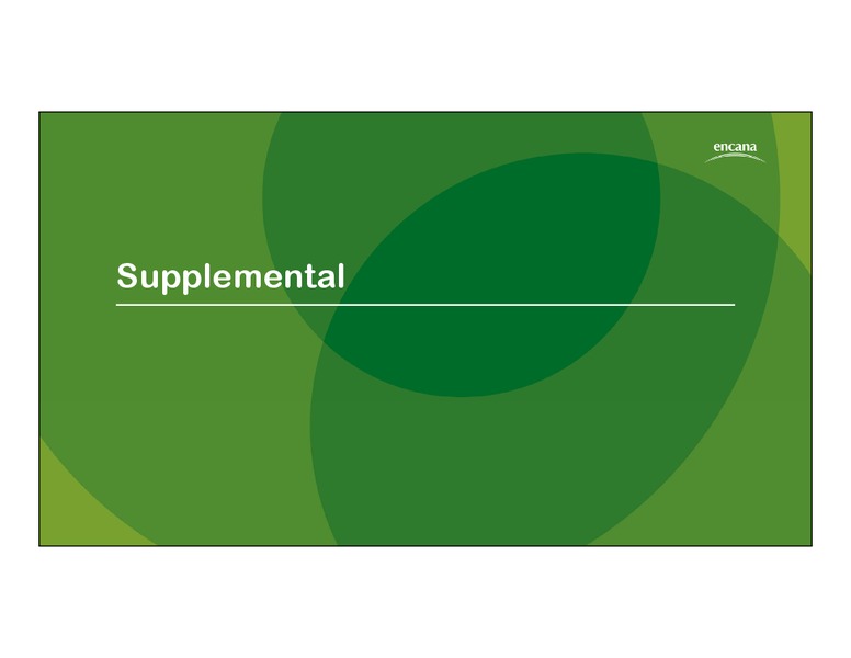 2015 CORPORATE GUIDANCE – Encana Corp – slide 16