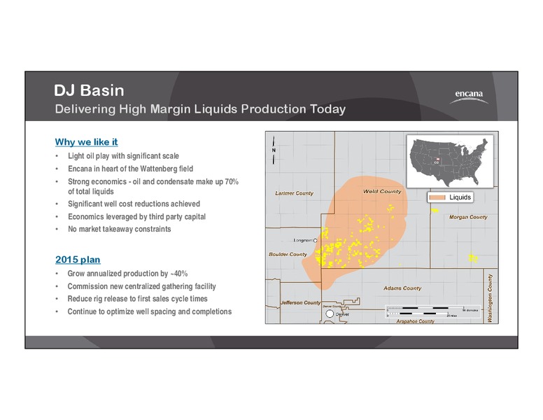 2015 CORPORATE GUIDANCE – Encana Corp – slide 27
