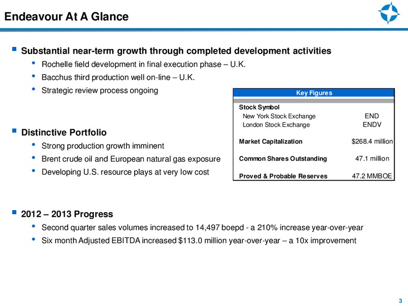 Johnson Rice & Co 2013 Energy Conference – Endeavour International Corp – slide 2