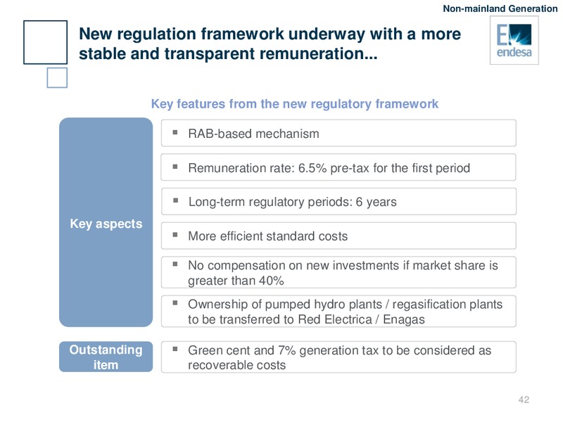 INVESTOR DAY – Endesa Generacion Sa – slide 41