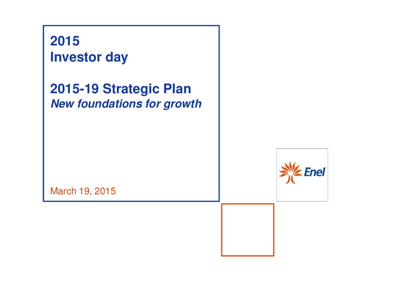 INVESTOR DAY – Enel – slide 1