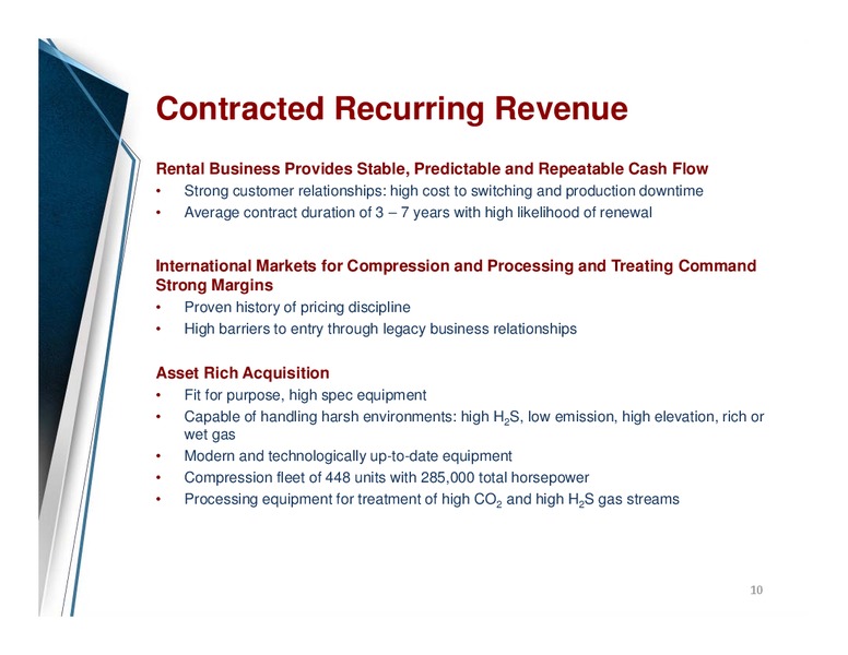 JUNE 2014 CORPORATE PRESENTATION – Enerflex Ltd. – slide 9