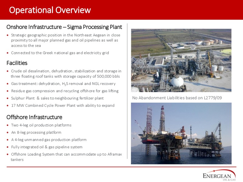 Reopening of the Greek E&P sector – Energean Oil & Gas – slide 12